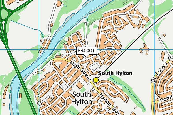 SR4 0QT map - OS VectorMap District (Ordnance Survey) SR4 0QT map - OS VectorMap District (Ordnance Survey)