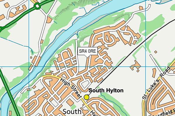 SR4 0RE map - OS VectorMap District (Ordnance Survey) SR4 0RE map - OS VectorMap District (Ordnance Survey)