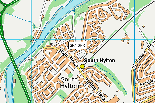 SR4 0RR map - OS VectorMap District (Ordnance Survey) SR4 0RR map - OS VectorMap District (Ordnance Survey)