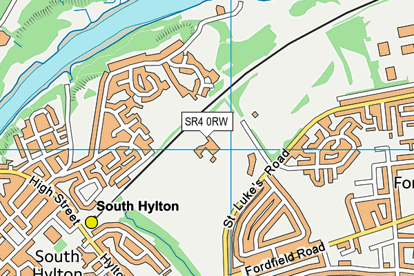 SR4 0RW map - OS VectorMap District (Ordnance Survey) SR4 0RW map - OS VectorMap District (Ordnance Survey)