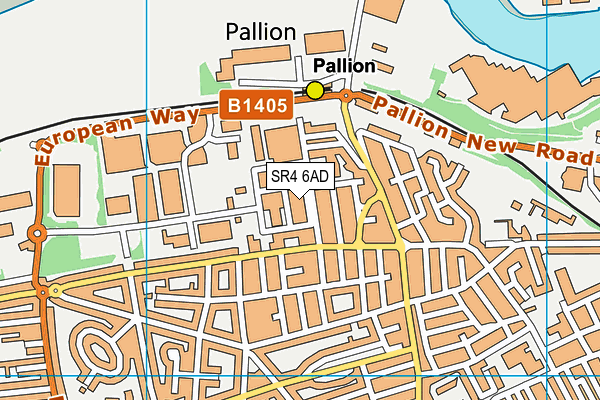 SR4 6AD map - OS VectorMap District (Ordnance Survey) SR4 6AD map - OS VectorMap District (Ordnance Survey)