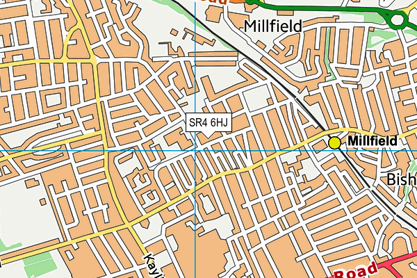 SR4 6HJ map - OS VectorMap District (Ordnance Survey) SR4 6HJ map - OS VectorMap District (Ordnance Survey)