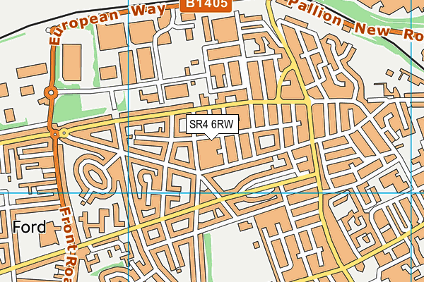 SR4 6RW map - OS VectorMap District (Ordnance Survey) SR4 6RW map - OS VectorMap District (Ordnance Survey)
