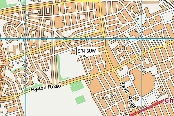 SR4 6UW map - OS VectorMap District (Ordnance Survey) SR4 6UW map - OS VectorMap District (Ordnance Survey)