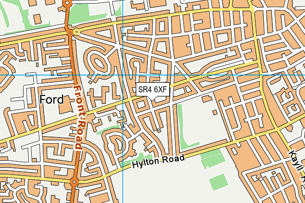 SR4 6XF map - OS VectorMap District (Ordnance Survey) SR4 6XF map - OS VectorMap District (Ordnance Survey)