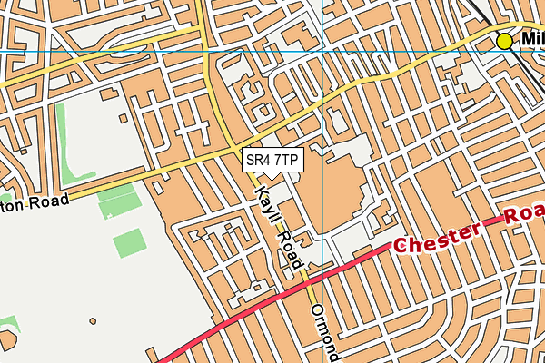 SR4 7TP map - OS VectorMap District (Ordnance Survey) SR4 7TP map - OS VectorMap District (Ordnance Survey)