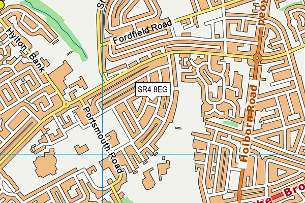 SR4 8EG map - OS VectorMap District (Ordnance Survey) SR4 8EG map - OS VectorMap District (Ordnance Survey)