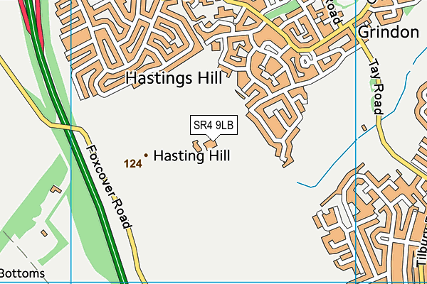 SR4 9LB map - OS VectorMap District (Ordnance Survey) SR4 9LB map - OS VectorMap District (Ordnance Survey)