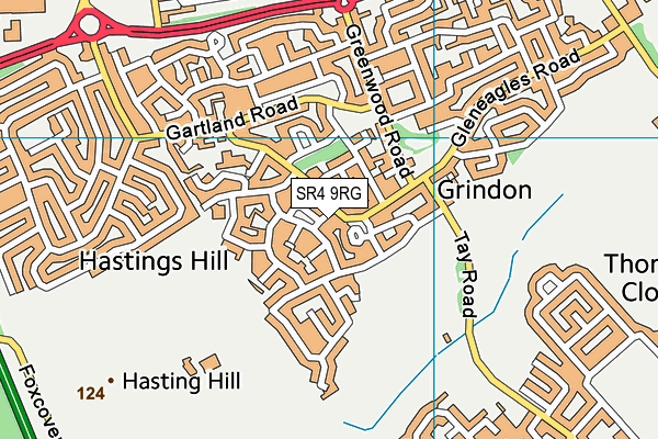 SR4 9RG map - OS VectorMap District (Ordnance Survey) SR4 9RG map - OS VectorMap District (Ordnance Survey)