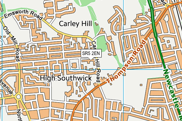 SR5 2EN map - OS VectorMap District (Ordnance Survey) SR5 2EN map - OS VectorMap District (Ordnance Survey)