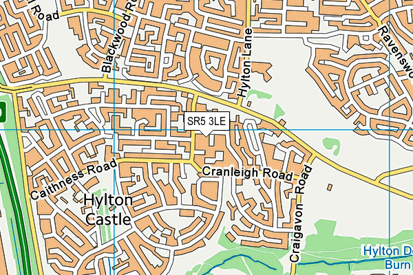 SR5 3LE map - OS VectorMap District (Ordnance Survey) SR5 3LE map - OS VectorMap District (Ordnance Survey)
