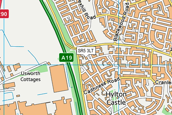 SR5 3LT map - OS VectorMap District (Ordnance Survey) SR5 3LT map - OS VectorMap District (Ordnance Survey)