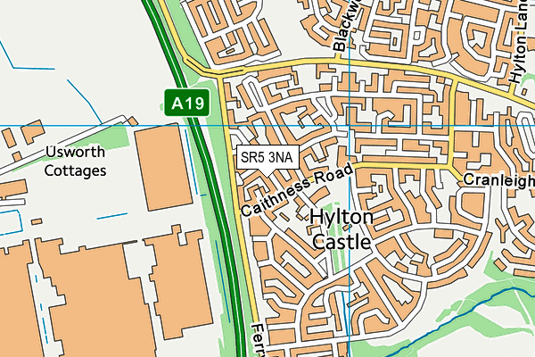SR5 3NA map - OS VectorMap District (Ordnance Survey) SR5 3NA map - OS VectorMap District (Ordnance Survey)