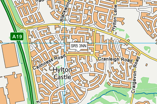 SR5 3NN map - OS VectorMap District (Ordnance Survey) SR5 3NN map - OS VectorMap District (Ordnance Survey)