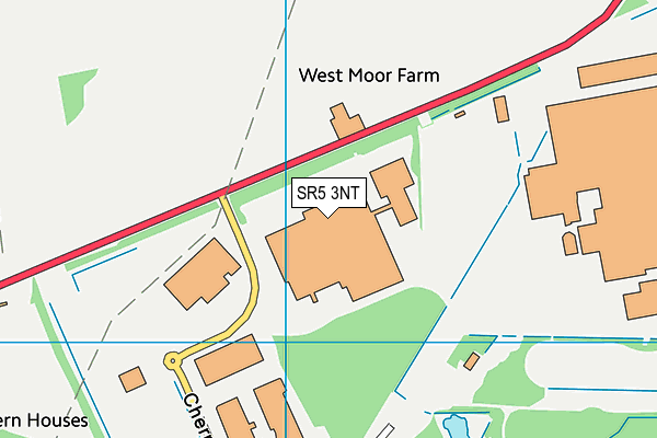 SR5 3NT map - OS VectorMap District (Ordnance Survey) SR5 3NT map - OS VectorMap District (Ordnance Survey)