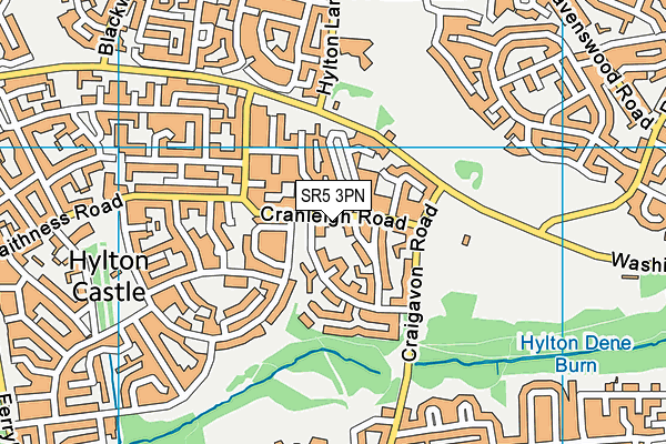 SR5 3PN map - OS VectorMap District (Ordnance Survey) SR5 3PN map - OS VectorMap District (Ordnance Survey)