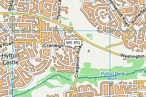 SR5 3PQ map - OS VectorMap District (Ordnance Survey) SR5 3PQ map - OS VectorMap District (Ordnance Survey)