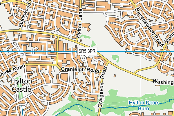 SR5 3PR map - OS VectorMap District (Ordnance Survey) SR5 3PR map - OS VectorMap District (Ordnance Survey)