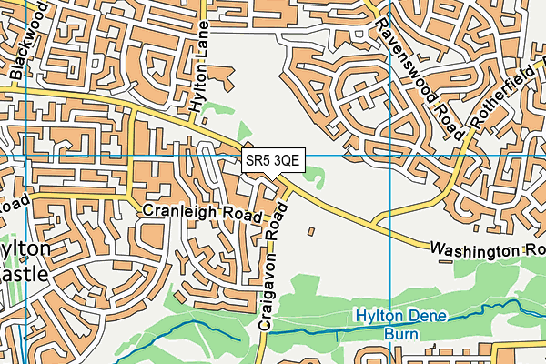 SR5 3QE map - OS VectorMap District (Ordnance Survey) SR5 3QE map - OS VectorMap District (Ordnance Survey)
