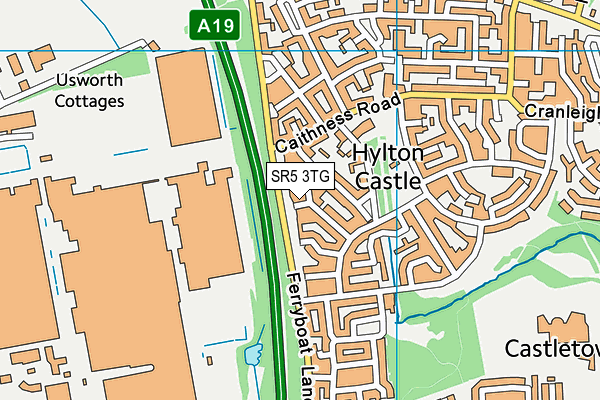 SR5 3TG map - OS VectorMap District (Ordnance Survey) SR5 3TG map - OS VectorMap District (Ordnance Survey)