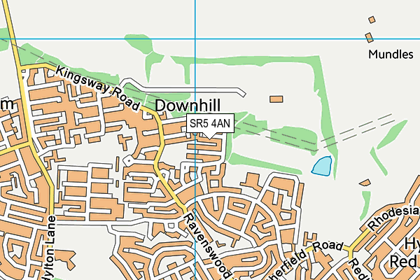 SR5 4AN map - OS VectorMap District (Ordnance Survey) SR5 4AN map - OS VectorMap District (Ordnance Survey)