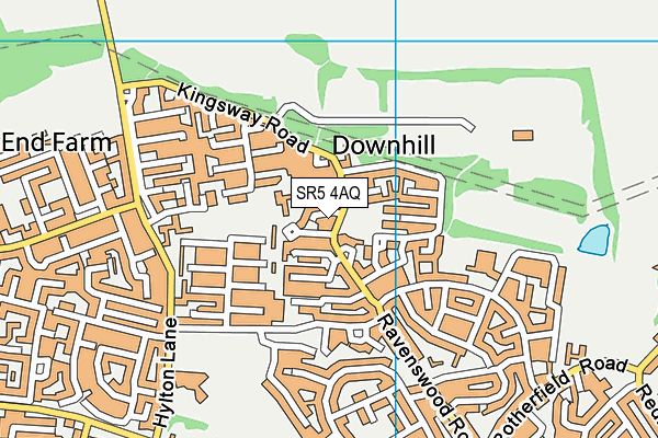 SR5 4AQ map - OS VectorMap District (Ordnance Survey) SR5 4AQ map - OS VectorMap District (Ordnance Survey)