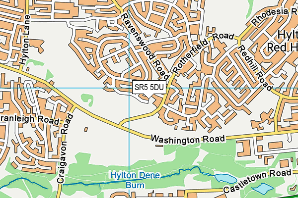 SR5 5DU map - OS VectorMap District (Ordnance Survey) SR5 5DU map - OS VectorMap District (Ordnance Survey)