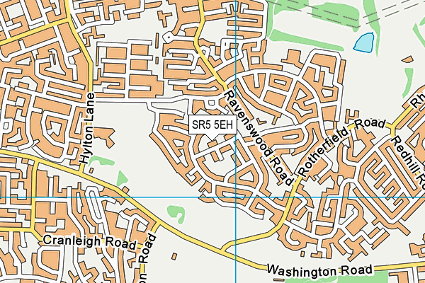 SR5 5EH map - OS VectorMap District (Ordnance Survey) SR5 5EH map - OS VectorMap District (Ordnance Survey)