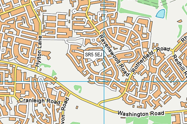 SR5 5EJ map - OS VectorMap District (Ordnance Survey) SR5 5EJ map - OS VectorMap District (Ordnance Survey)