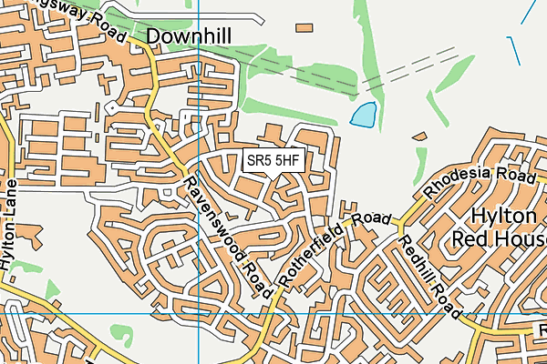 SR5 5HF map - OS VectorMap District (Ordnance Survey) SR5 5HF map - OS VectorMap District (Ordnance Survey)