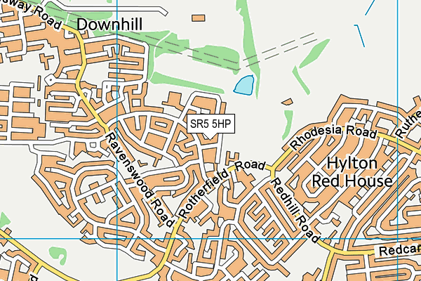 SR5 5HP map - OS VectorMap District (Ordnance Survey) SR5 5HP map - OS VectorMap District (Ordnance Survey)
