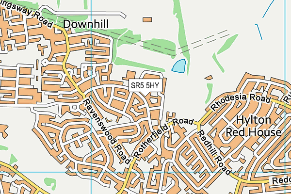 SR5 5HY map - OS VectorMap District (Ordnance Survey) SR5 5HY map - OS VectorMap District (Ordnance Survey)