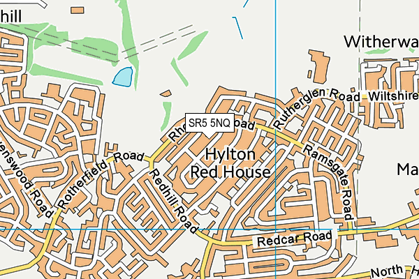 SR5 5NQ map - OS VectorMap District (Ordnance Survey) SR5 5NQ map - OS VectorMap District (Ordnance Survey)