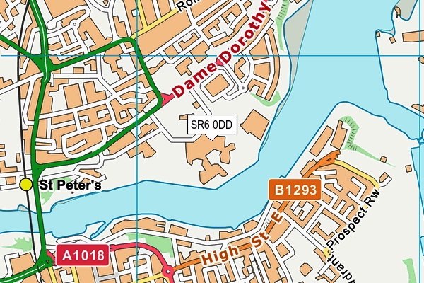 SR6 0DD map - OS VectorMap District (Ordnance Survey) SR6 0DD map - OS VectorMap District (Ordnance Survey)