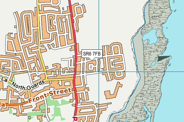 SR6 7FB map - OS VectorMap District (Ordnance Survey) SR6 7FB map - OS VectorMap District (Ordnance Survey)