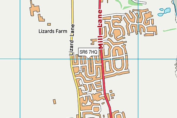 SR6 7HQ map - OS VectorMap District (Ordnance Survey) SR6 7HQ map - OS VectorMap District (Ordnance Survey)