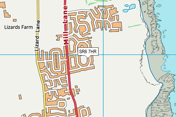 SR6 7HR map - OS VectorMap District (Ordnance Survey) SR6 7HR map - OS VectorMap District (Ordnance Survey)