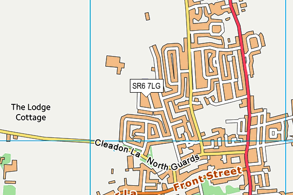SR6 7LG map - OS VectorMap District (Ordnance Survey) SR6 7LG map - OS VectorMap District (Ordnance Survey)