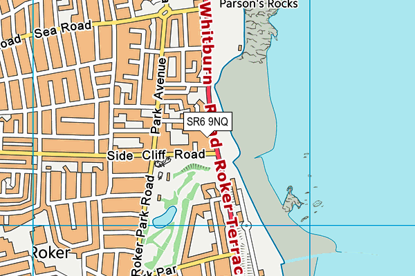 SR6 9NQ map - OS VectorMap District (Ordnance Survey) SR6 9NQ map - OS VectorMap District (Ordnance Survey)