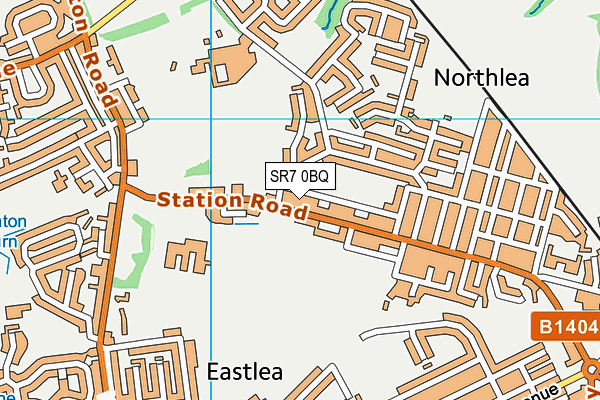 SR7 0BQ map - OS VectorMap District (Ordnance Survey) SR7 0BQ map - OS VectorMap District (Ordnance Survey)