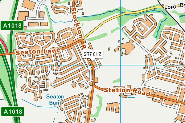 SR7 0HZ map - OS VectorMap District (Ordnance Survey) SR7 0HZ map - OS VectorMap District (Ordnance Survey)