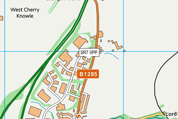 SR7 0PP map - OS VectorMap District (Ordnance Survey) SR7 0PP map - OS VectorMap District (Ordnance Survey)