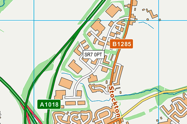 SR7 0PT map - OS VectorMap District (Ordnance Survey) SR7 0PT map - OS VectorMap District (Ordnance Survey)