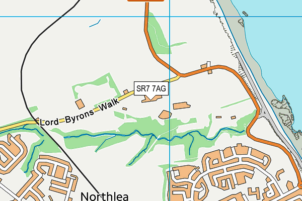 SR7 7AG map - OS VectorMap District (Ordnance Survey) SR7 7AG map - OS VectorMap District (Ordnance Survey)