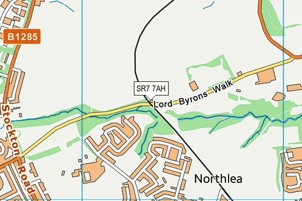SR7 7AH map - OS VectorMap District (Ordnance Survey) SR7 7AH map - OS VectorMap District (Ordnance Survey)