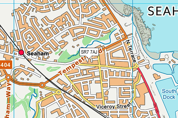 SR7 7AJ map - OS VectorMap District (Ordnance Survey) SR7 7AJ map - OS VectorMap District (Ordnance Survey)