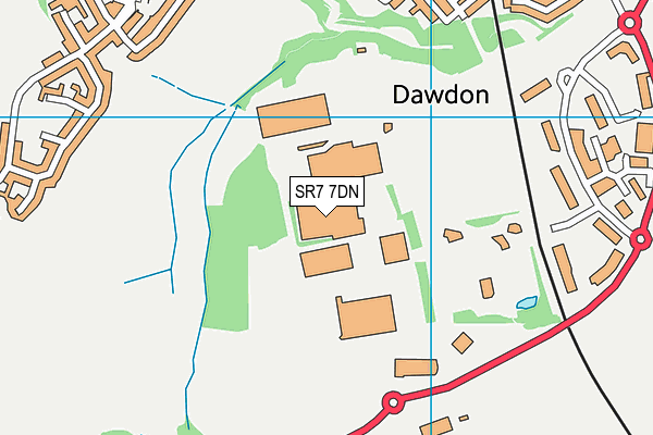SR7 7DN map - OS VectorMap District (Ordnance Survey) SR7 7DN map - OS VectorMap District (Ordnance Survey)