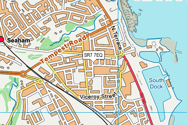 SR7 7EQ map - OS VectorMap District (Ordnance Survey) SR7 7EQ map - OS VectorMap District (Ordnance Survey)