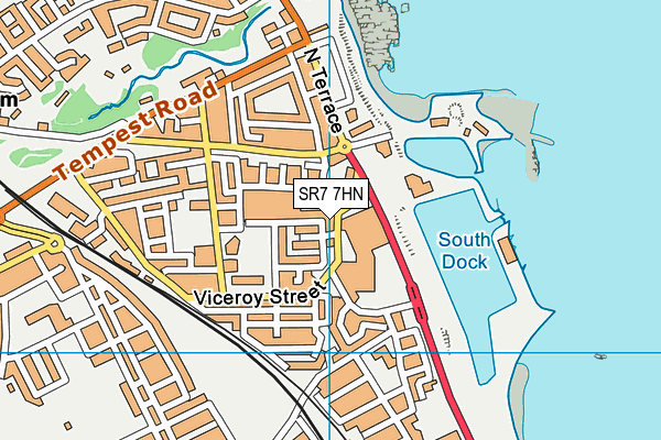 SR7 7HN map - OS VectorMap District (Ordnance Survey) SR7 7HN map - OS VectorMap District (Ordnance Survey)