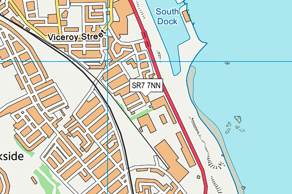 SR7 7NN map - OS VectorMap District (Ordnance Survey) SR7 7NN map - OS VectorMap District (Ordnance Survey)